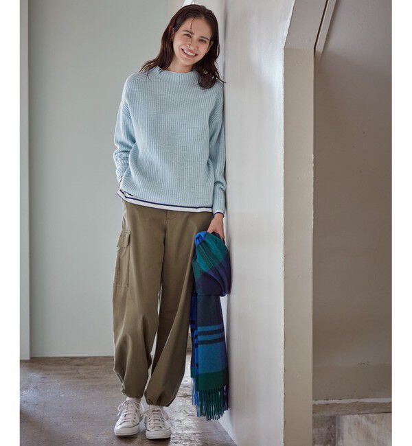 23区「カシミヤ チェック柄 ストール」|ストール|