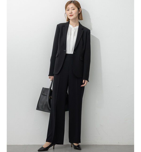 23区「【VERY3月号掲載/セットアップ対応】トリアセダブルジョーゼット フルレングス パンツ」|その他|