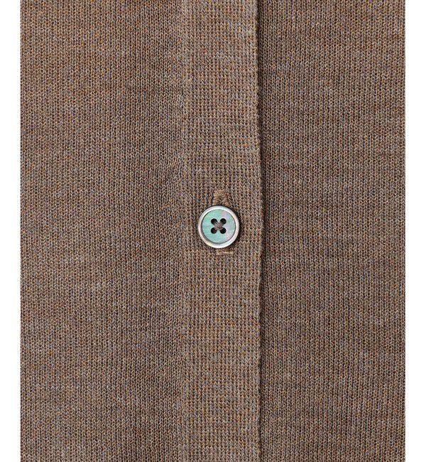 23区「【洗える】シャイニーシアー ニット ロングカーディガン」|ニット・セーター|