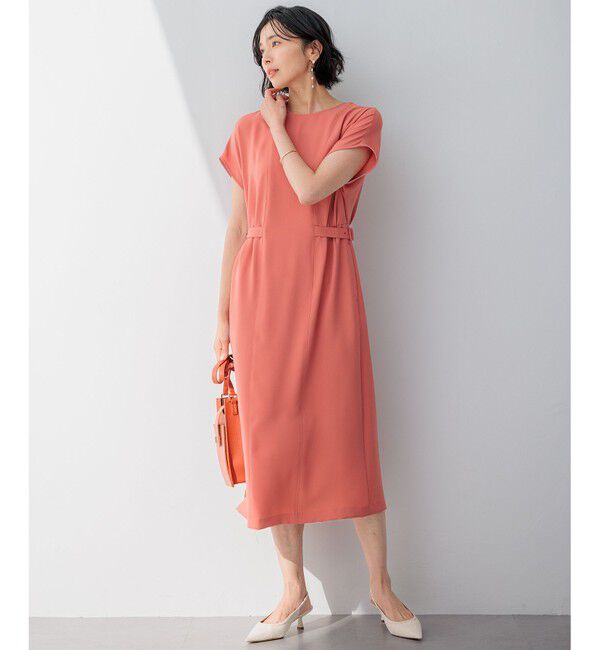 23区「【撥水加工/洗える】キューティクルストレッチツイル ワンピース」|ワンピース|