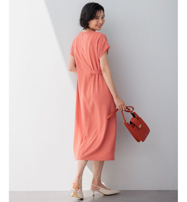 23区「【撥水加工/洗える】キューティクルストレッチツイル ワンピース」|ワンピース|