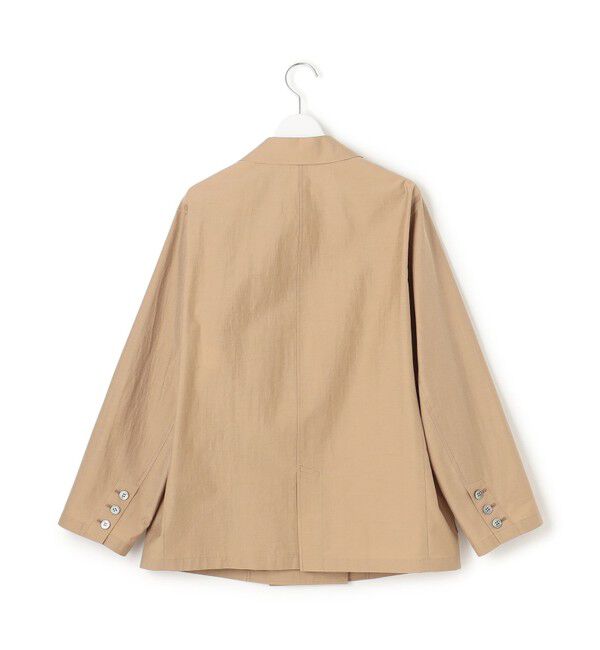 23区「【洗える】MANTECO ブライトワッシャー ジャケット」|テーラードジャケット|