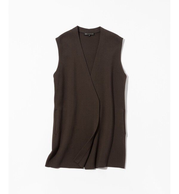 23区「【洗える/吊り干しOK】ヴィスコースストレッチ ニットベスト」|ベスト・ジレ|