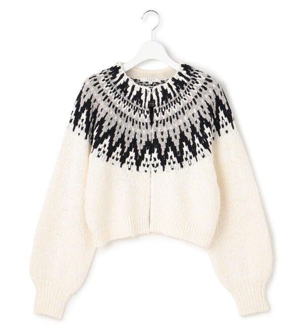 23区「【SLOW/一部店舗限定】ジャカード カーディガン」|カーディガン|