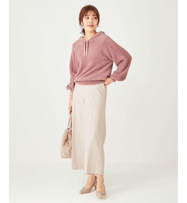 ANY SIS「【保温性あり/洗える】サーモ 2WAYストレッチ ワイドパンツ」|その他|