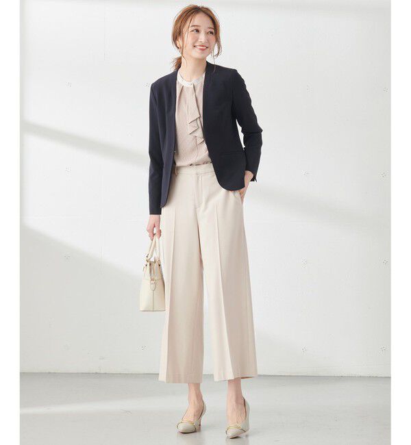 ANY SIS「【保温性あり/洗える】サーモ 2WAYストレッチ ワイドパンツ」|その他|