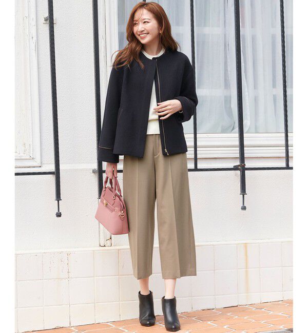 ANY SIS「【保温性あり/洗える】サーモ 2WAYストレッチ ワイドパンツ」|その他|