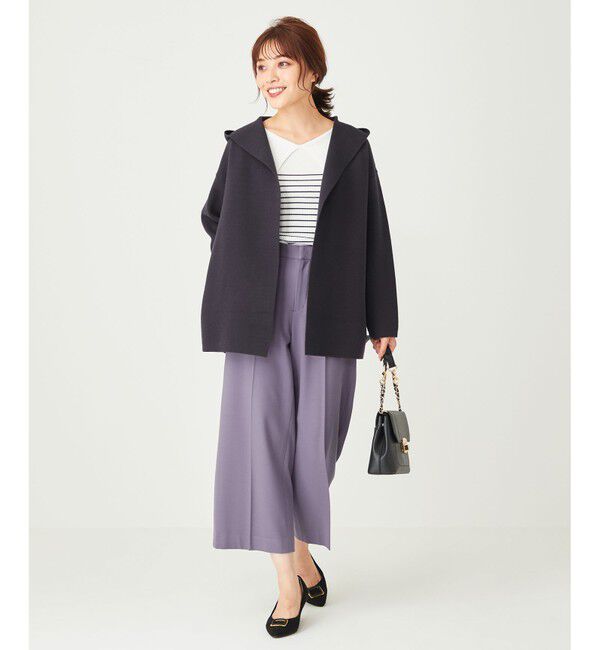 ANY SIS「【保温性あり/洗える】サーモ 2WAYストレッチ ワイドパンツ」|その他|