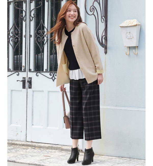 ANY SIS「【保温性あり/洗える】サーモ 2WAYストレッチ ワイドパンツ」|その他|