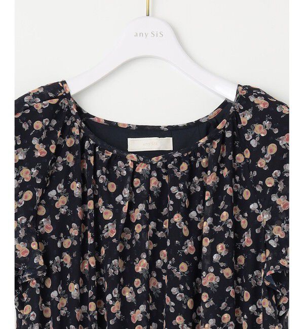 any SiS「【洗える】ニュアンスピーチ ワンピース」|ワンピース|