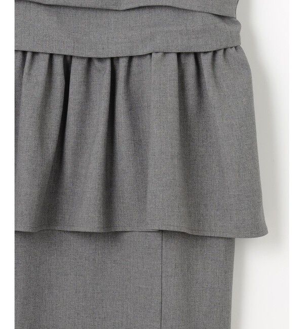 ANY SIS「【BAILA12月号掲載・貴島明日香さんコラボ】ドッキングビスチェワンピース&times;インナーセット」|ワンピース|