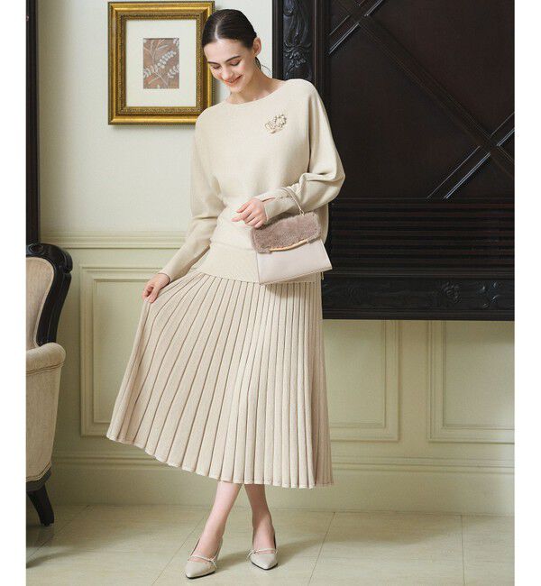 ANY SIS「サークルパール調 ブローチ」|ブローチ・コサージュ|