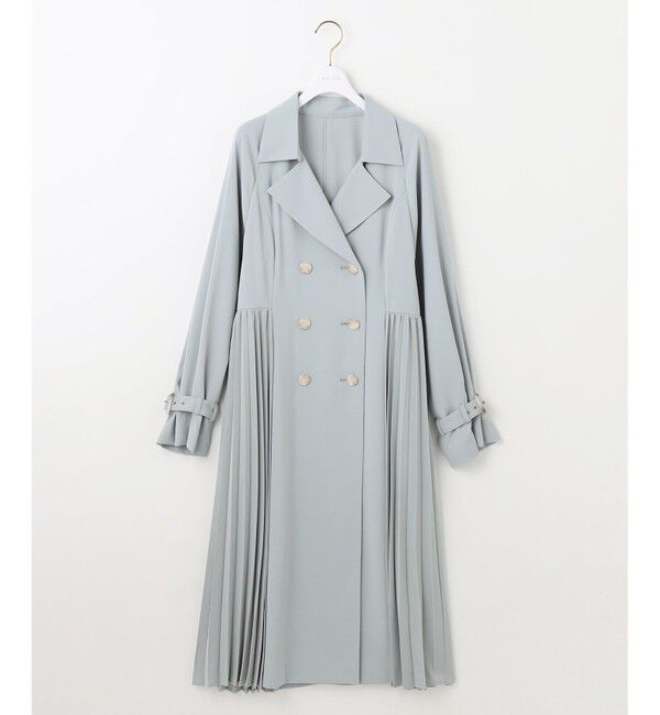 any SiS「【UVカット・花粉ガード】プリーツデザイントレンチ コート」|トレンチコート|