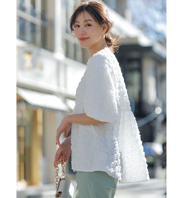 ANY SIS「【洗える】ワッフルライクフクレジャカード チュニック」|Tシャツ・カットソー|