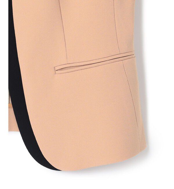 BEIGE,「【S-size】CINDY / ダブルカラージャケット」|ノーカラージャケット|