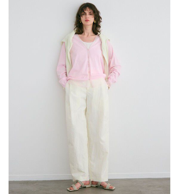 BEIGE,「【洗える】BROIS / コットンシャツテールタンクトップ」|Tシャツ・カットソー|