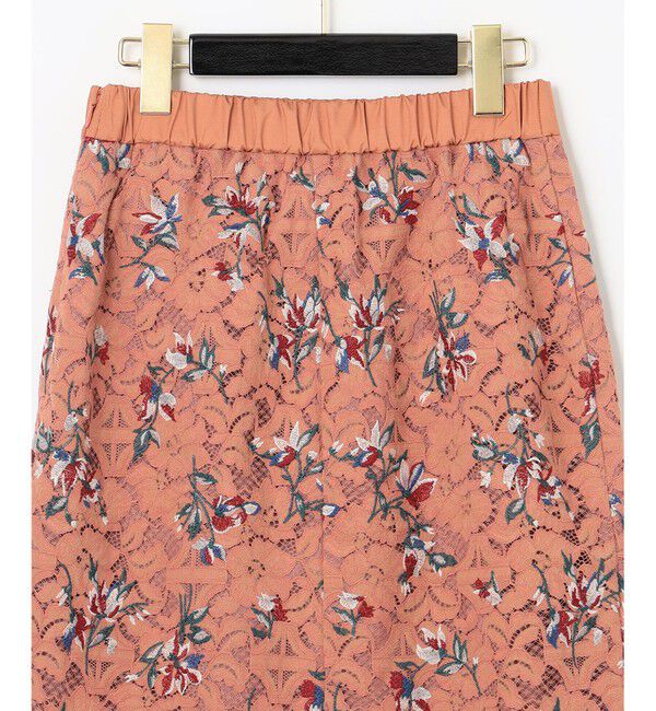 GRACE CONTINENTAL「レース刺繍タイトスカート」|スカート|