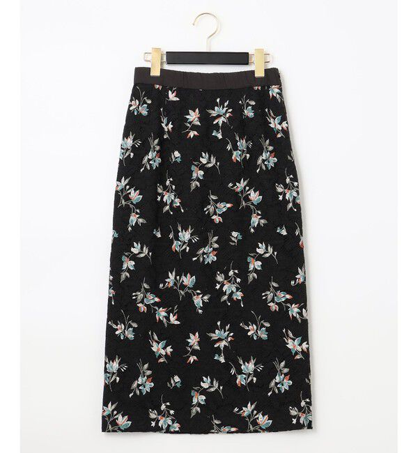 GRACE CONTINENTAL「レース刺繍タイトスカート」|スカート|