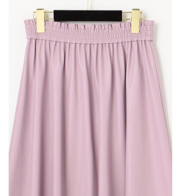  「フェイクレザースカート」|スカート|