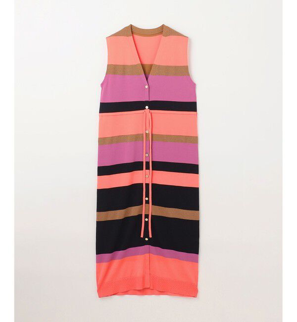 Grace Class「ニットマルチボーダージレ」|ベスト・ジレ|