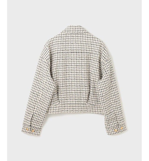  「チェックツイードブルゾン」|ブルゾン・スタジャン|