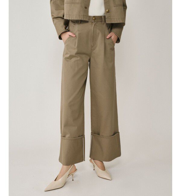  「ロールアップワイドパンツ」|その他|