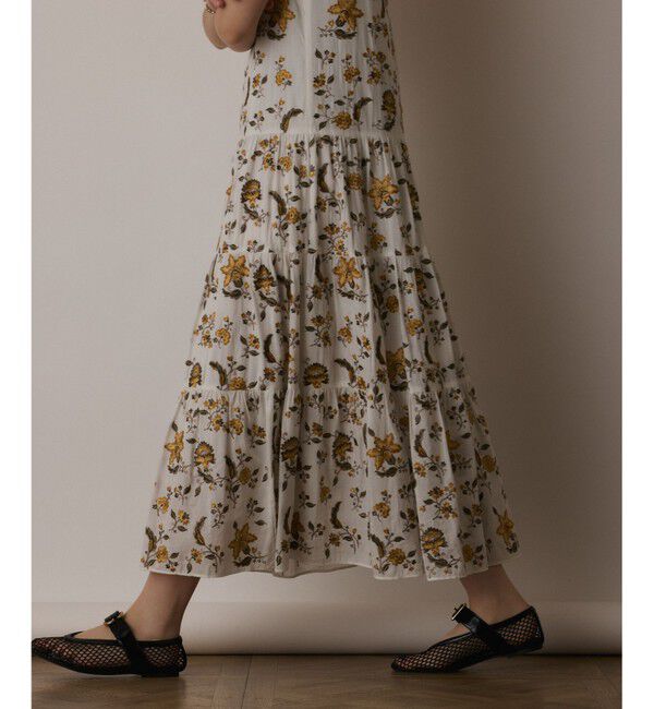 GRACE CONTINENTAL「ティアードロングワンピース」|ワンピース|