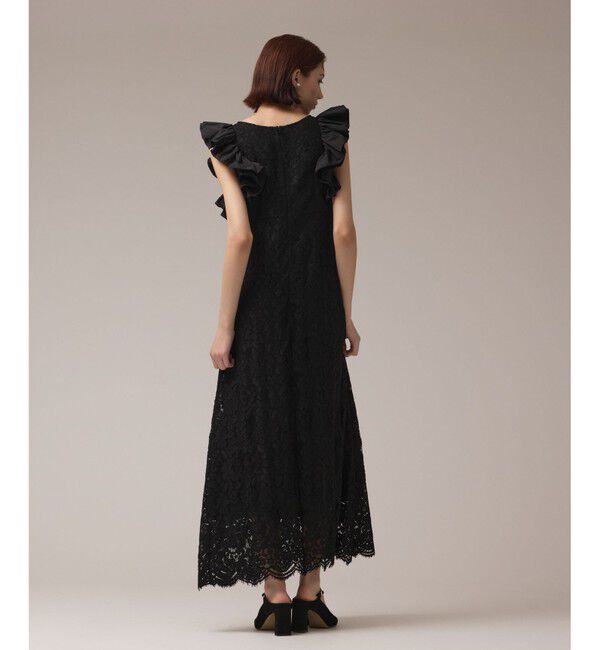 GRACE CONTINENTAL「フリルレースワンピース」|ドレス|