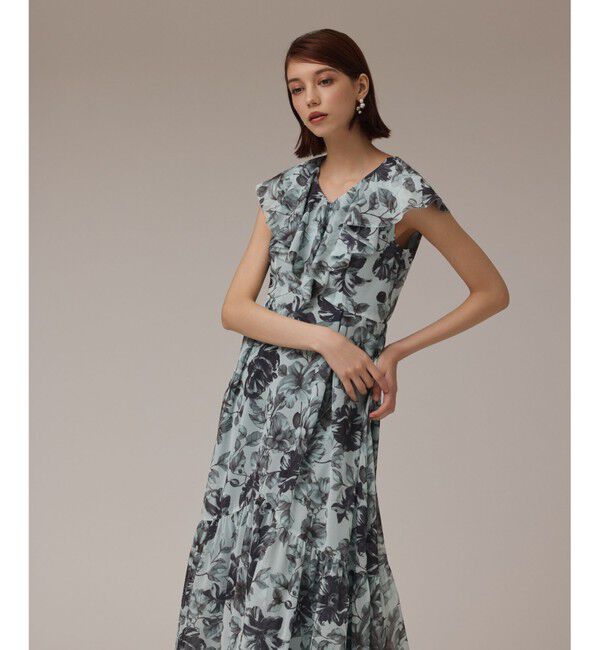 Diagram「フラワープリントフリルワンピース」|ワンピース|