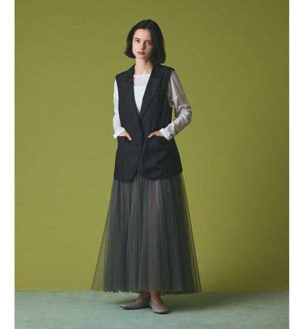 Grace Class「チュールボリュームスカート」|スカート|グレー