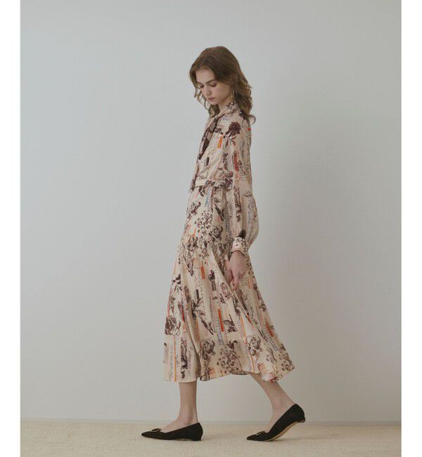 Diagram「ロゴフラワ－プリントボウタイワンピース」|ワンピース|