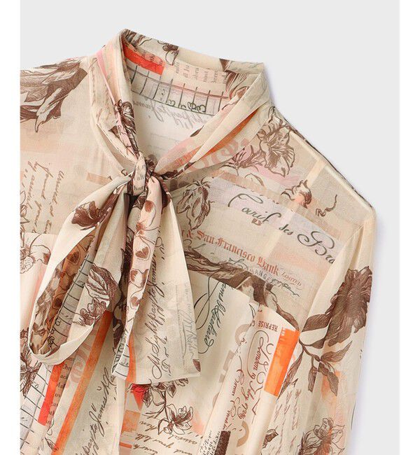 Diagram「ロゴフラワ－プリントボウタイワンピース」|ワンピース|