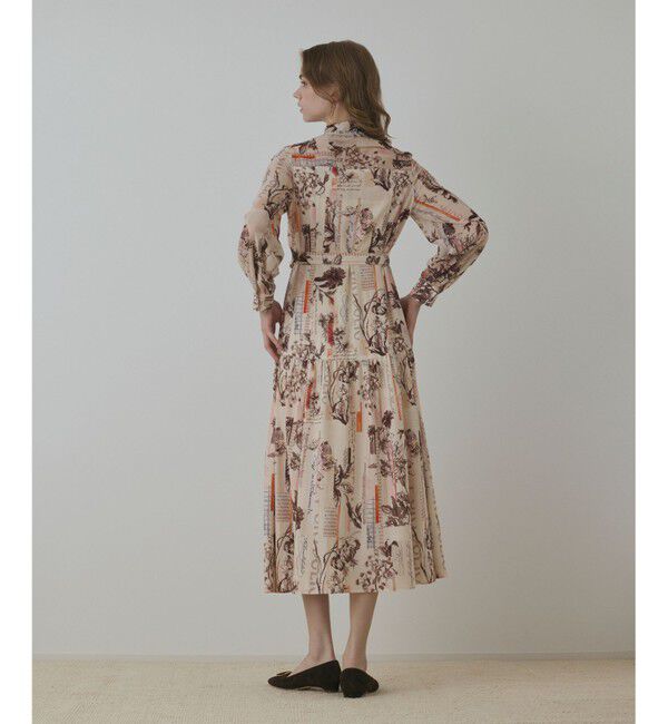 Diagram「ロゴフラワ－プリントボウタイワンピース」|ワンピース|