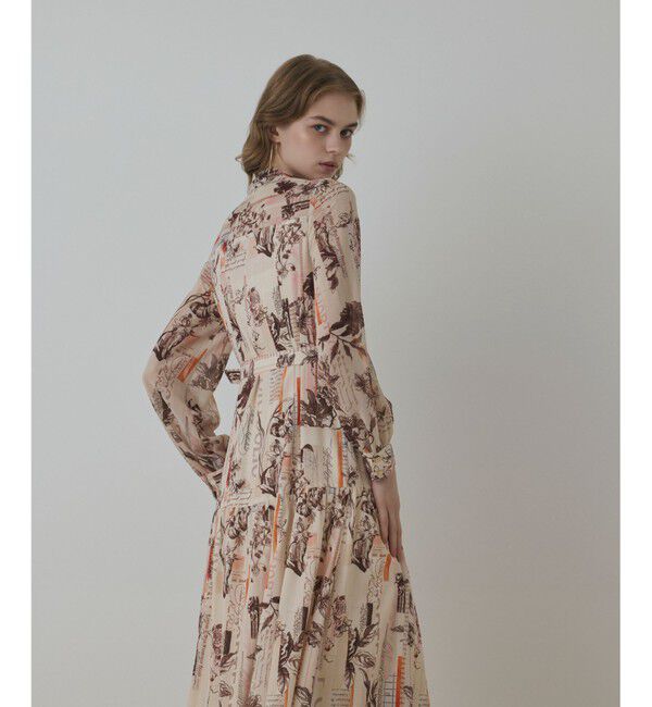 Diagram「ロゴフラワ－プリントボウタイワンピース」|ワンピース|