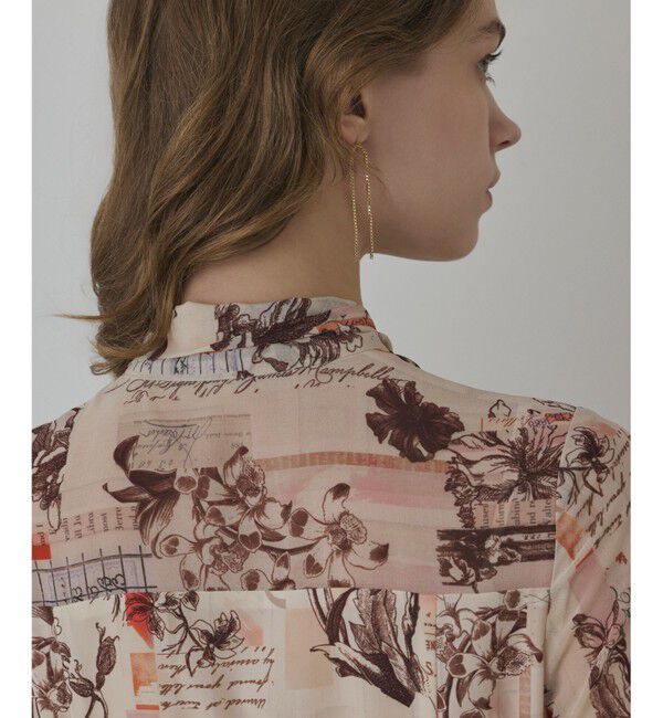 Diagram「ロゴフラワ－プリントボウタイワンピース」|ワンピース|