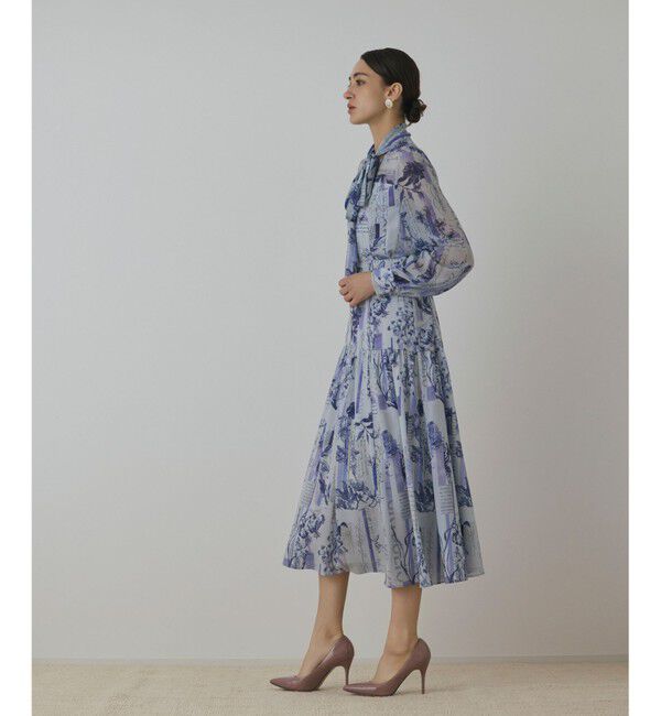 Diagram「ロゴフラワ－プリントボウタイワンピース」|ワンピース|