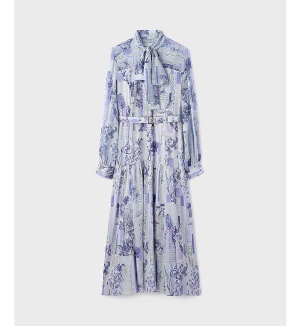 Diagram「ロゴフラワ－プリントボウタイワンピース」|ワンピース|