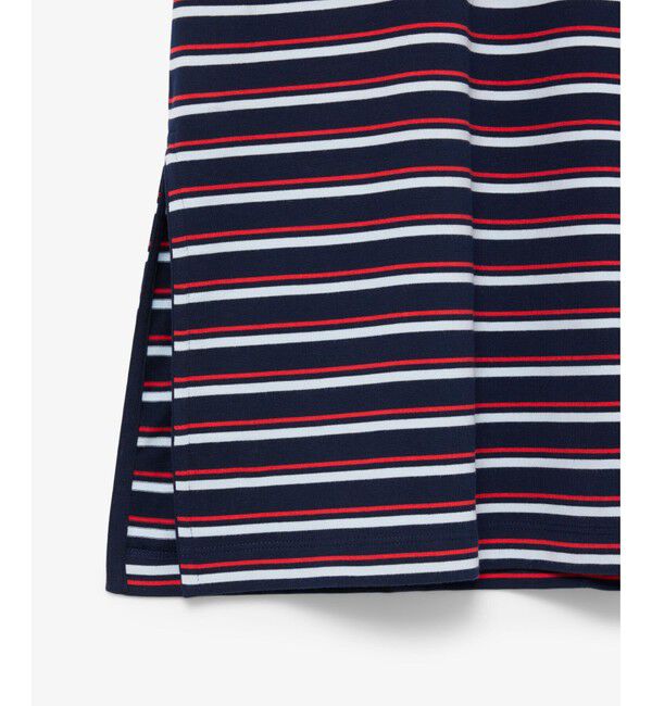 LACOSTE「バイカラーボーダーTシャツドレス / フレアワンピース」|ワンピース|