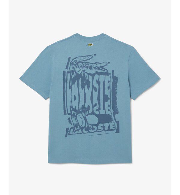 LACOSTE「ステンシルバックプリントTシャツ」|Tシャツ・カットソー|