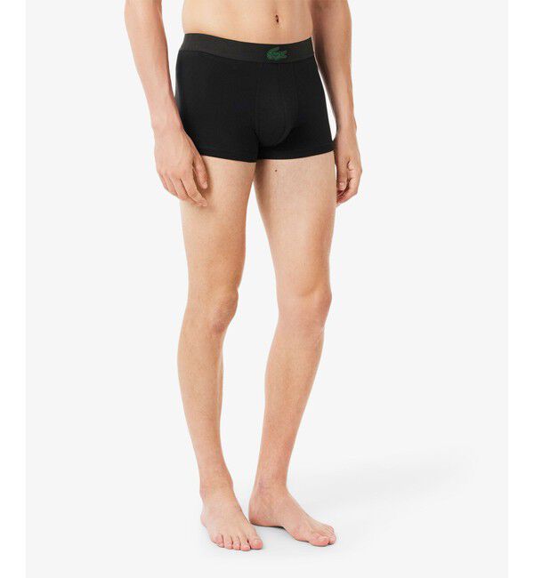 LACOSTE「ワニロゴジャカード3パックストレッチコットントランクショーツセット」|インナー|