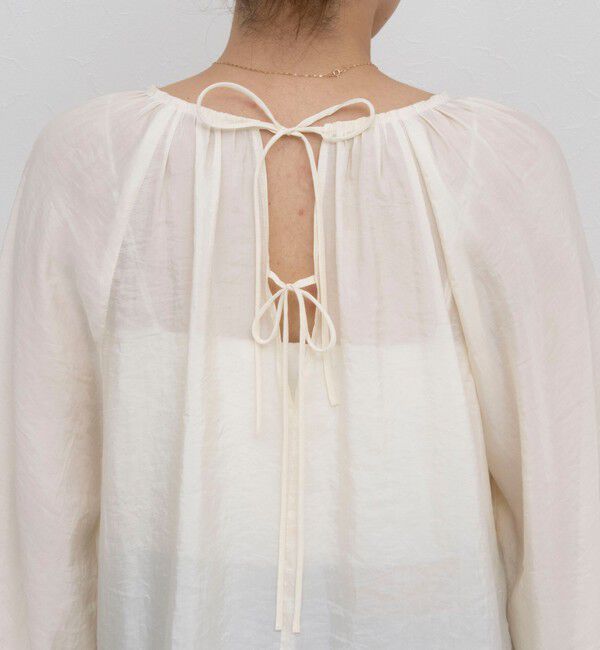 NOLLEY'S sophi「シアー割繊2WAYギャザーブラウス」|シャツ・ブラウス|