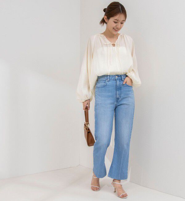 NOLLEY'S sophi「シアー割繊2WAYギャザーブラウス」|シャツ・ブラウス|