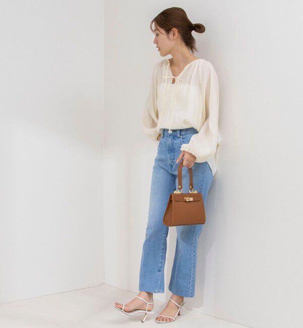NOLLEY'S sophi「シアー割繊2WAYギャザーブラウス」|シャツ・ブラウス|