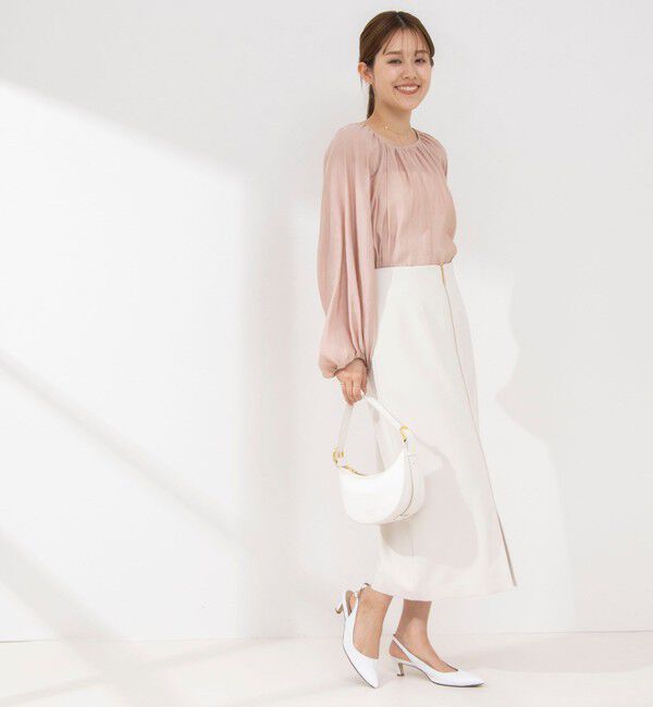 NOLLEY'S sophi「シアー割繊2WAYギャザーブラウス」|シャツ・ブラウス|