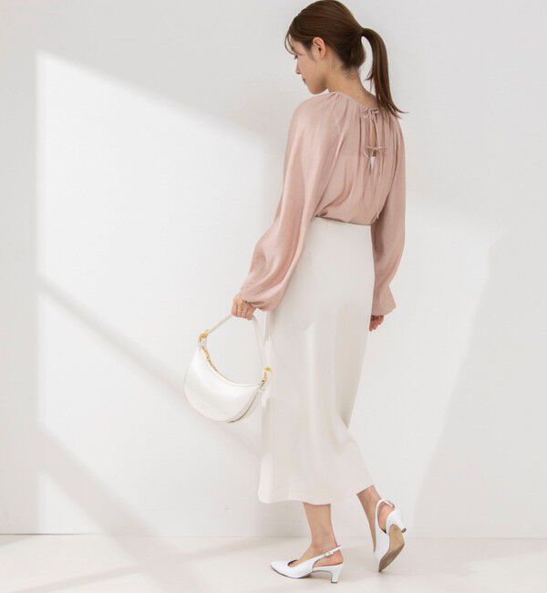 NOLLEY'S sophi「シアー割繊2WAYギャザーブラウス」|シャツ・ブラウス|