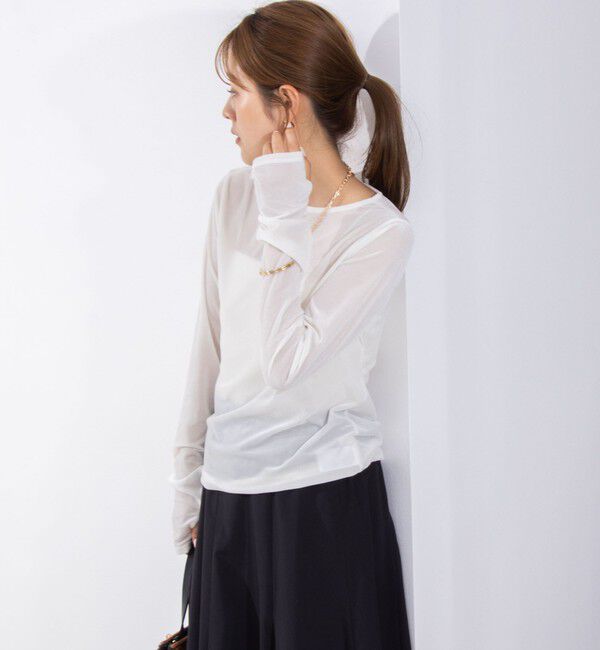 NOLLEY'S「シアーベロアロンT」|Tシャツ・カットソー|