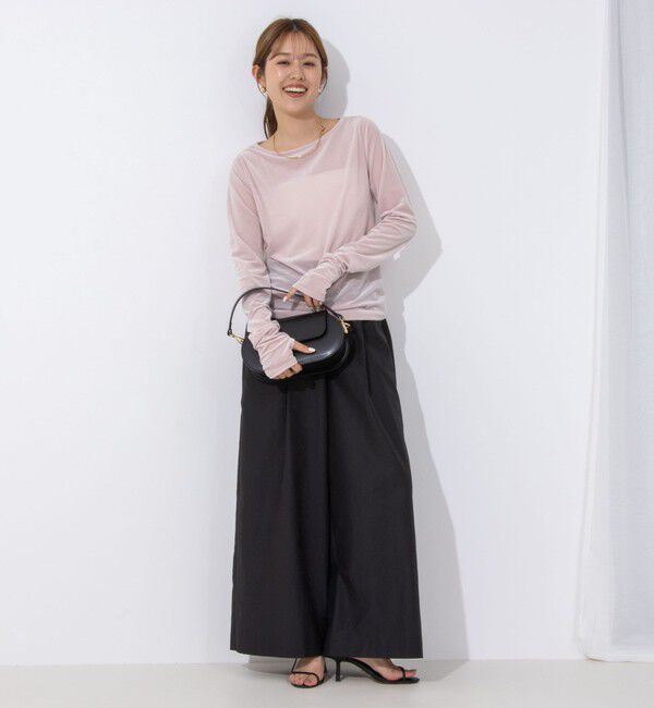 NOLLEY'S「シアーベロアロンT」|Tシャツ・カットソー|