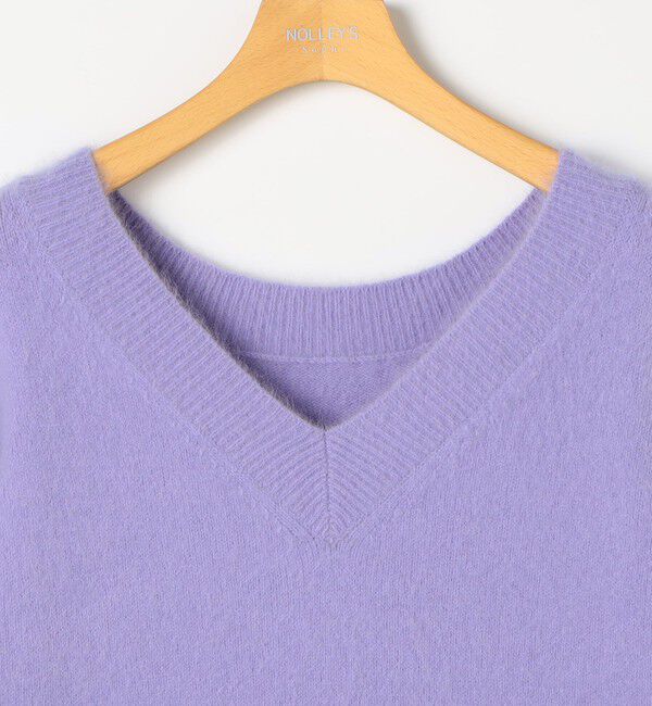 NOLLEY'S sophi「カシミヤ混ヘアリー2WAYプルオーバーニット」|ニット・セーター|