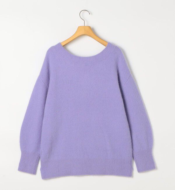 NOLLEY'S sophi「カシミヤ混ヘアリー2WAYプルオーバーニット」|ニット・セーター|