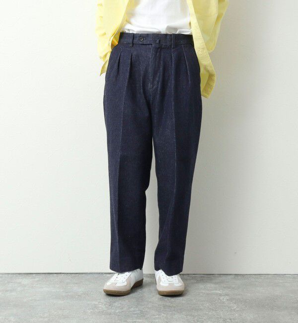 WORK ABOUT「NSOK デニム2タックワイドパンツ 25SS」|デニム|